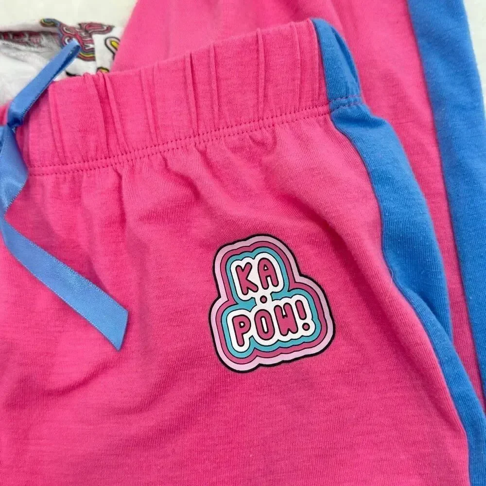 American Girl Talk All Night Pajama Set Short Sleeve T & Joggers - Big Kids US M